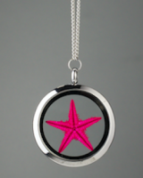 Amuletas su rožine jūros žvaigžde